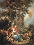 An Autumn Pastoral Francois Boucher